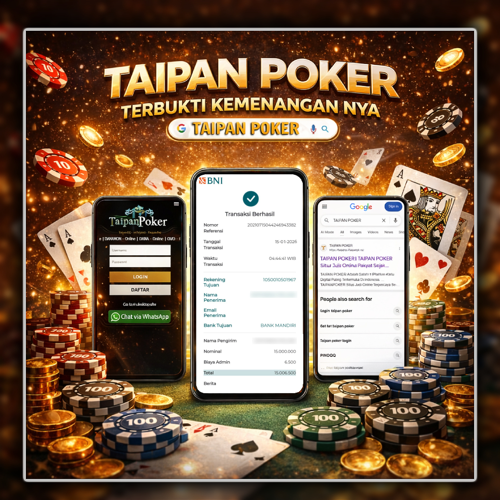 Situs taipan poker winrate tinggi mudah menang dan dapat kartu bagus Ranting #1 image 1